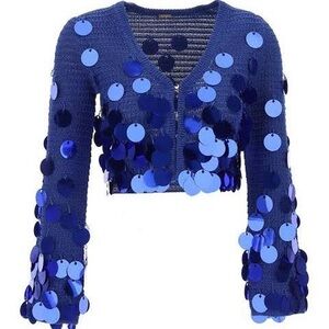 Cult Gaia Cardigan Sequin Sm